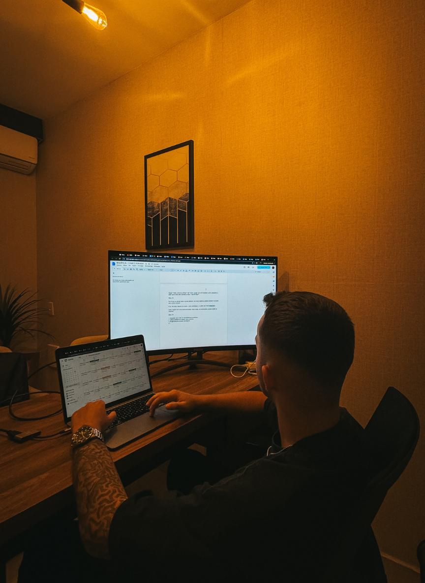 Victor at beach during golden hour sunset
